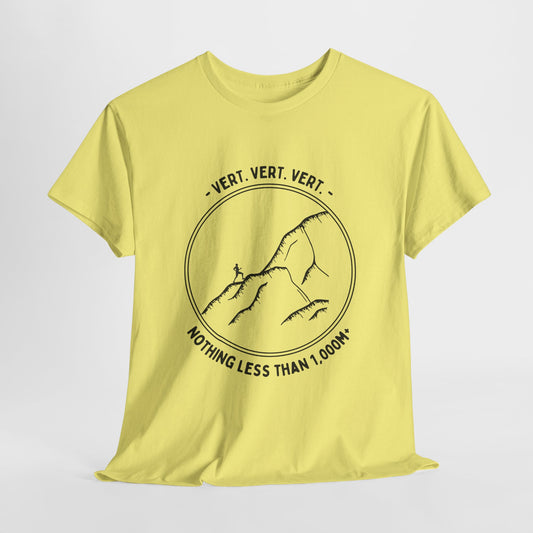 "Vert. Vert. Vert - Vertical Running" Unisex Heavy Cotton Tee