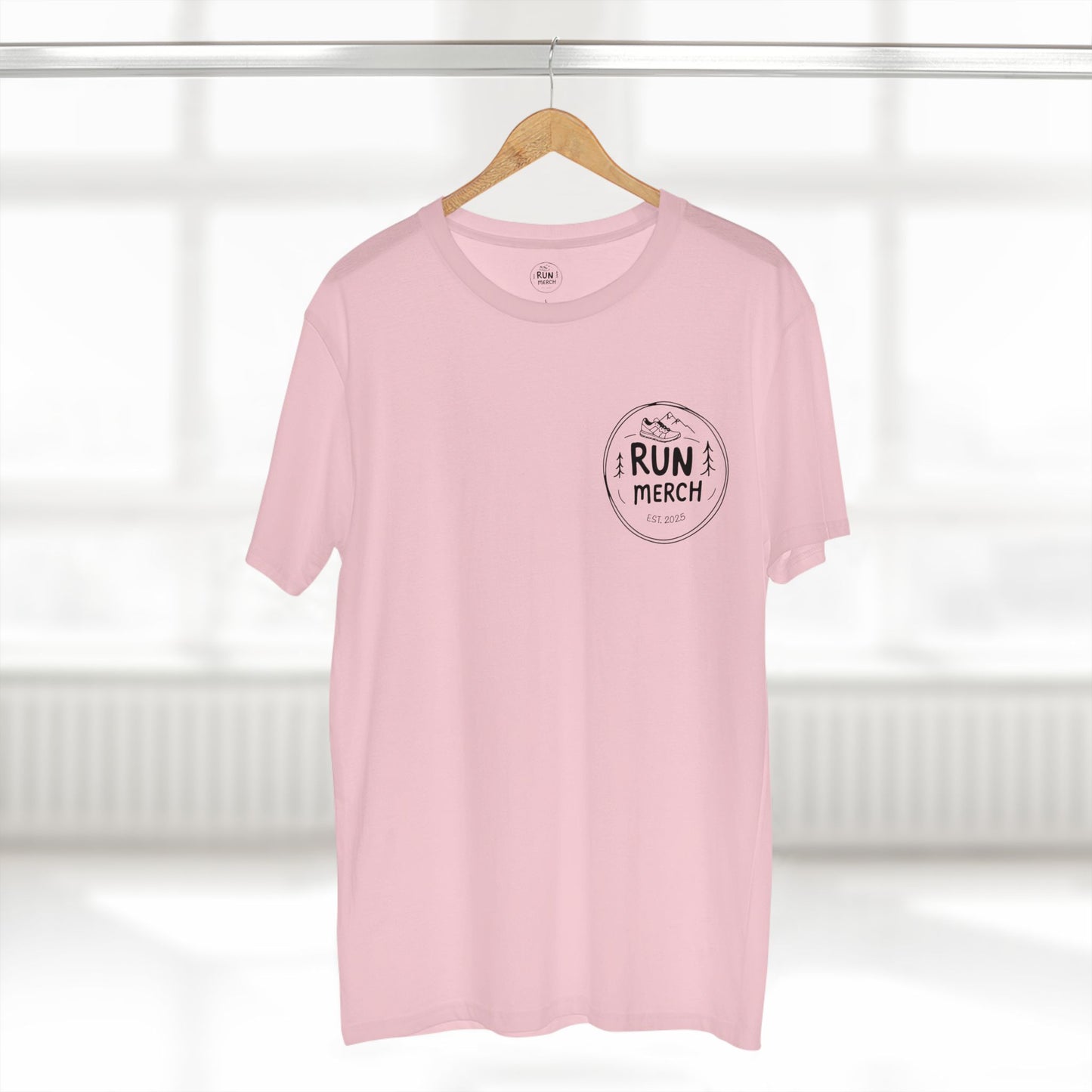 "Run Merch" logo branded Cotton T Shirt - small logo