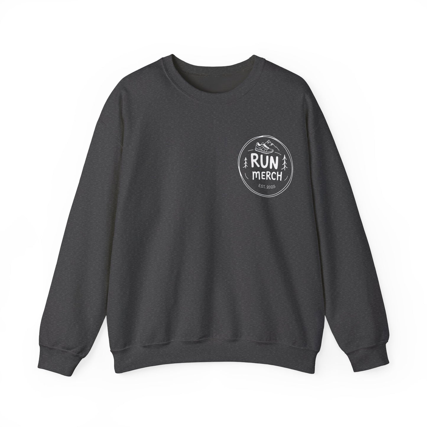 "Run Merch" logo branded Crewneck Sweatshirt