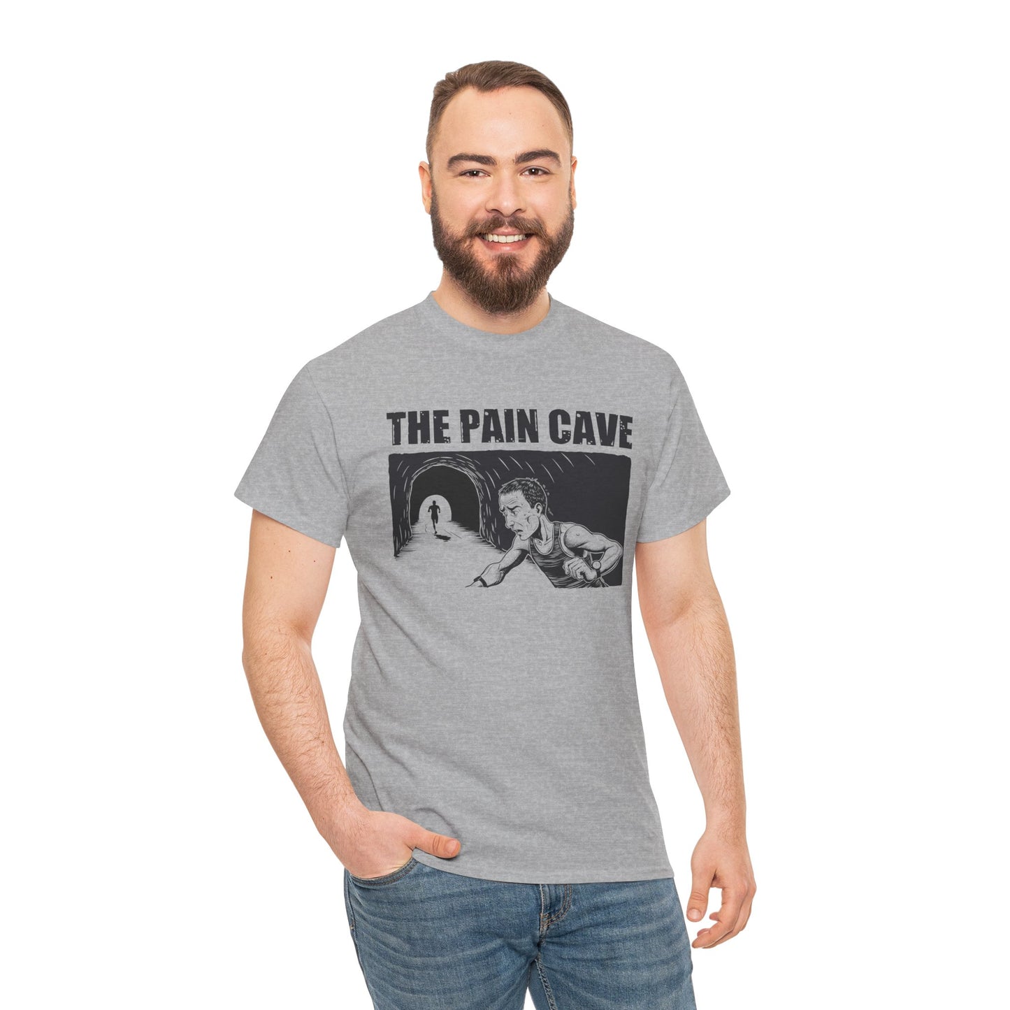 "The Pain Cave" Unisex Heavy Cotton Tee