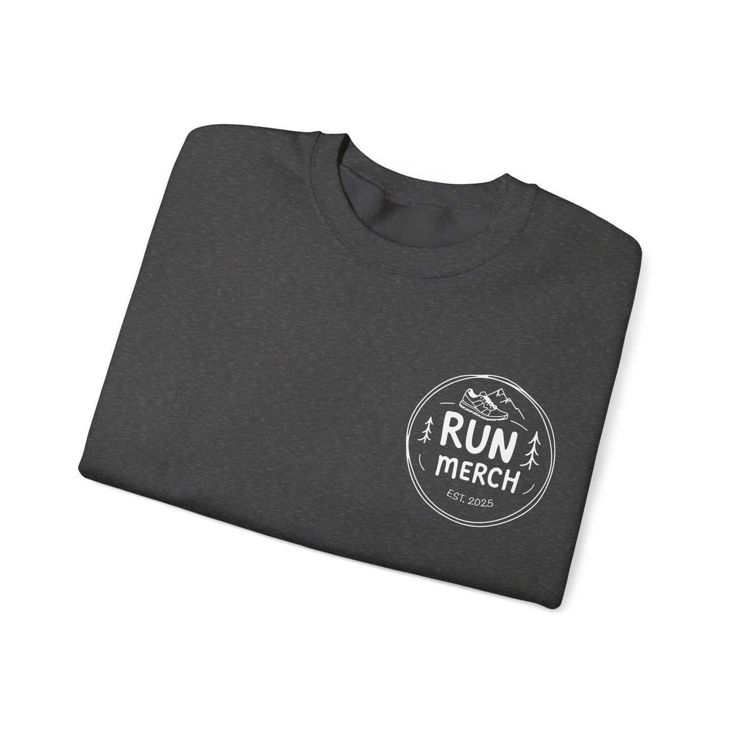 "Run Merch" logo branded Crewneck Sweatshirt