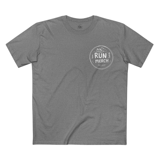 "Run Merch" logo branded Cotton T Shirt - small logo